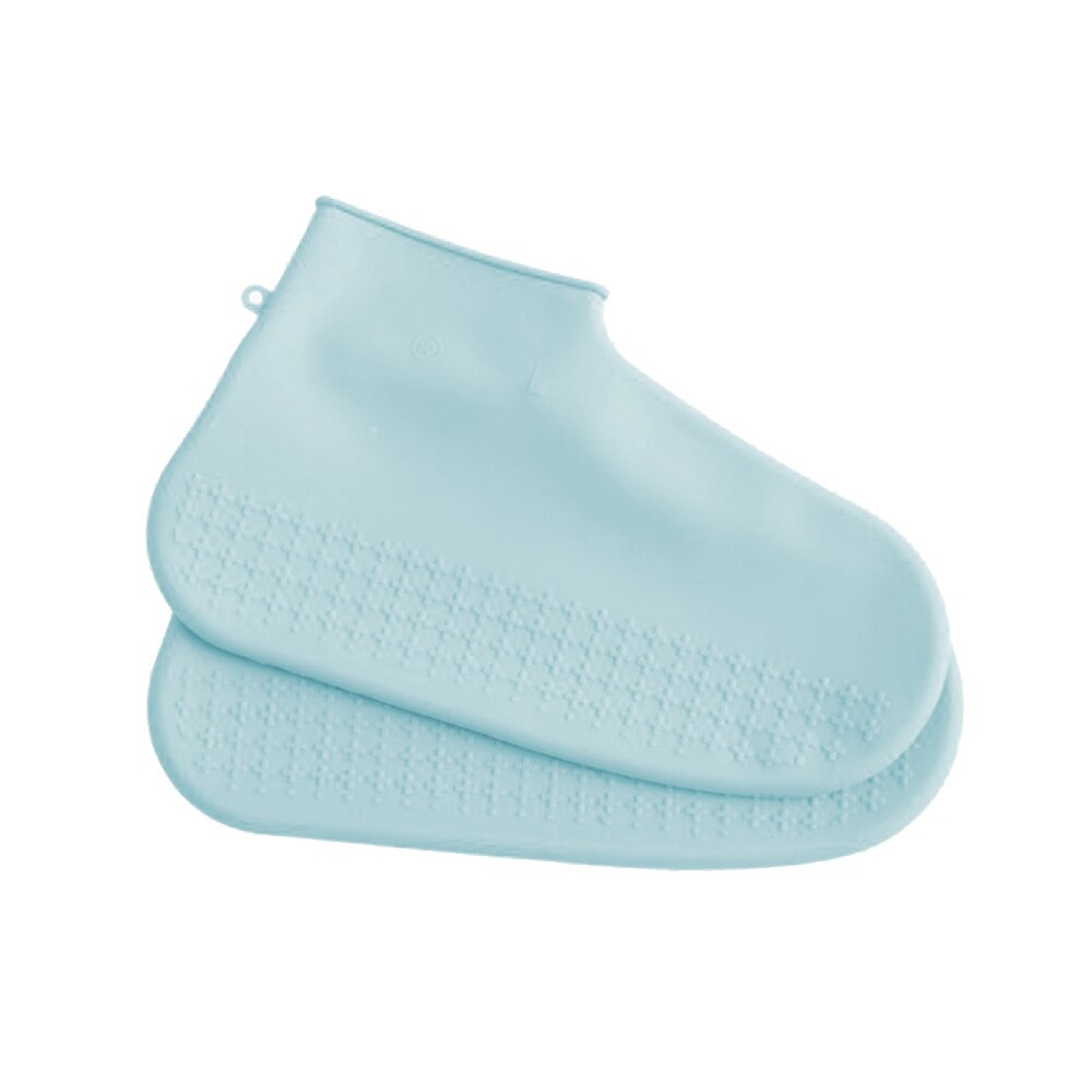 Botas de sapato impermeável capa de silicone material unisex sapatos protetores botas de chuva para dias chuvosos ao ar livre indoor reutilizável 1 par ^ *: G391028 / M 35-39