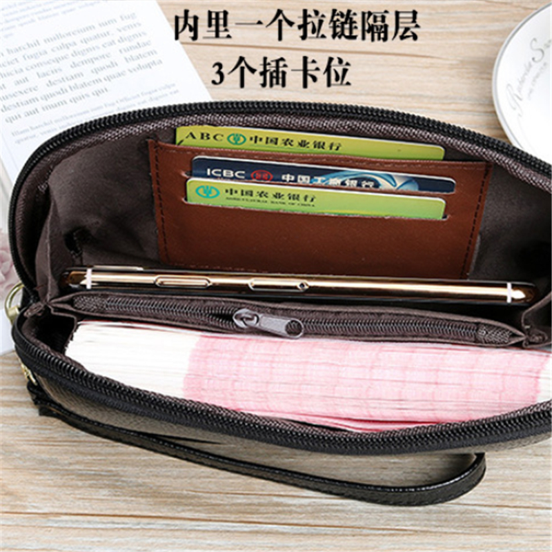 Wallet Women Red/blue/pink/black Zipper Bag Female PU Leather Long Purse Cellphone Bag