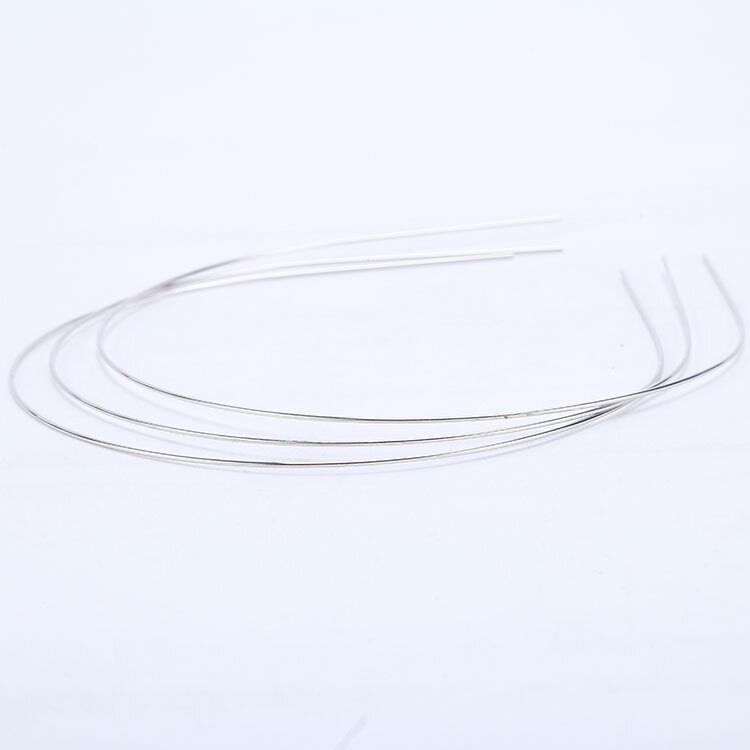 10 PCS 1.5mm Gold Rhodium Steel Wear The Beads Hair Band Headband Setting Head Wear Girl Hair Band Base For Jewelry Making