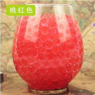 500PCS/ 5 tasche polychromen kristall schlamm kristall erde schwamm kristall perlen farbige keramik blase perlen soilless kultur: peach -5-5