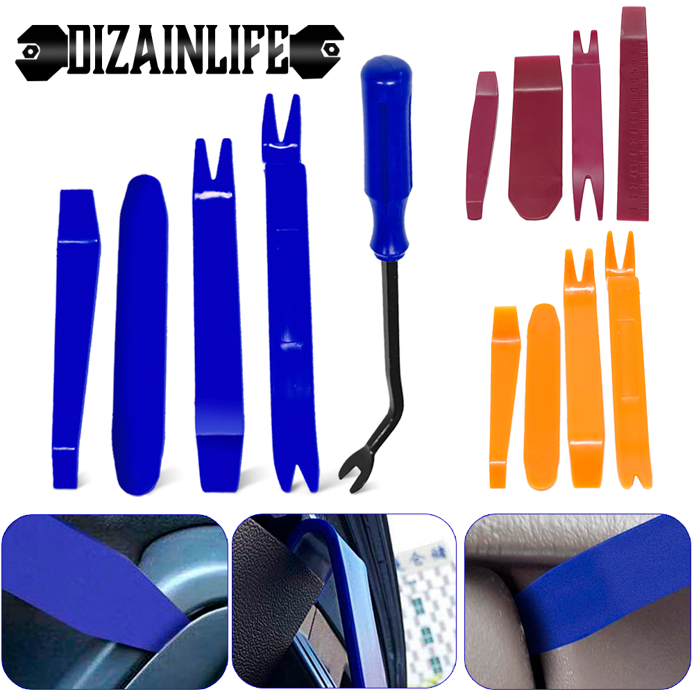 Auto Deur Clip Panel Kits Trim Removal Tools Navigatie Bladen Demontage Plastic Auto Interieur Wip Conversie Repareren Tool