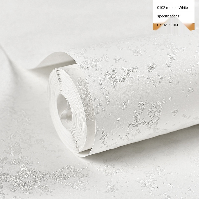 Light green wallpaper modern simple 3D diatom mud pure pigment light green non self adhesive Nordic style wallpaper: 0.53X10M