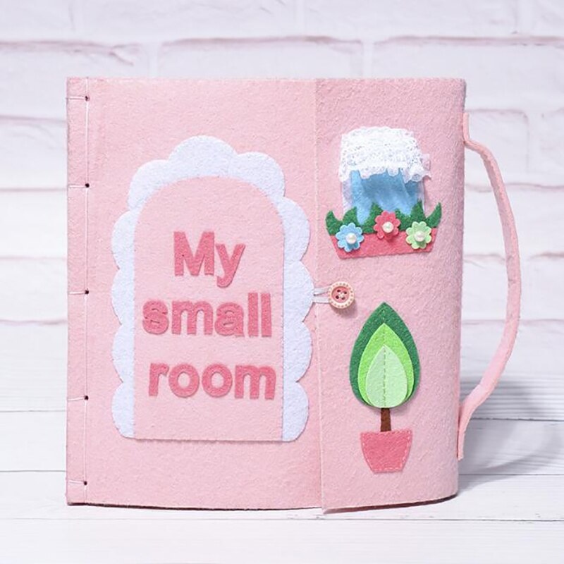 5 Styles DIY My First Cloth Book Infant Baby Felt Quiet Cloth Books Early Learning Educational Felt Material Development Book