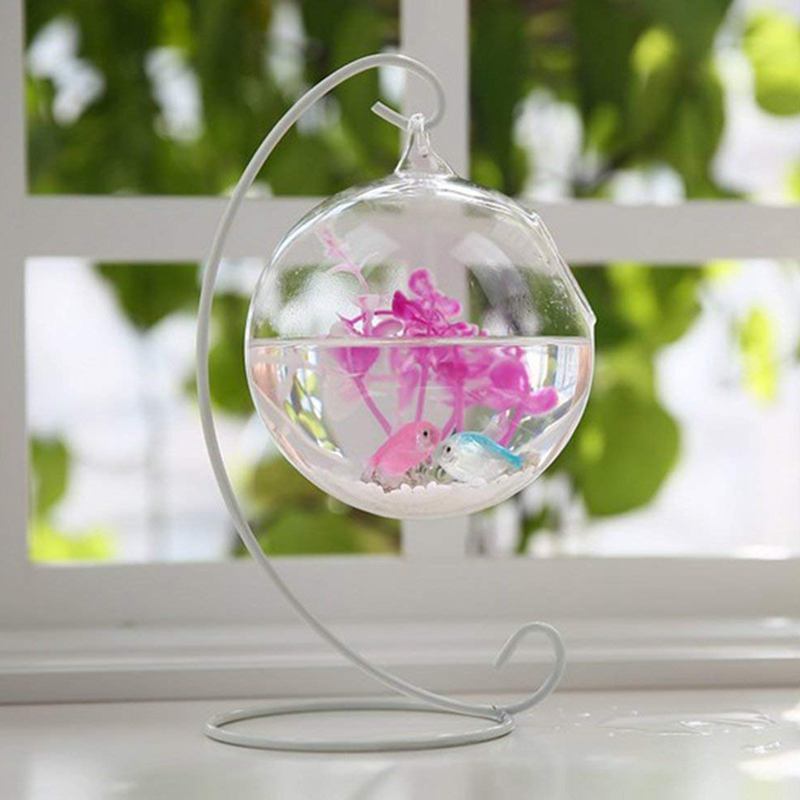 (6 Pack) Ornament Display Stand,Iron Hanging Stand Rack Holder for Hanging Glass Globe Air Plant Terrarium, Witch Ball, Christma