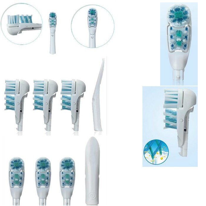 4 kpl/erä hammasharjan päät sopivat oral-b sähköhammasharjan vaihto sähköhammasharjat pehmeäharjaisille