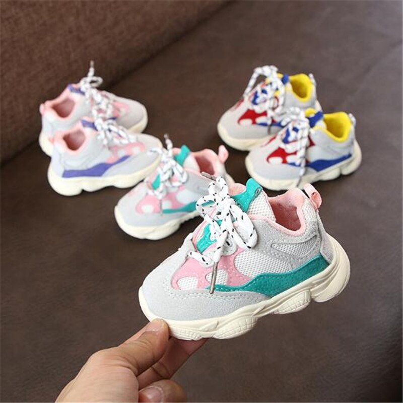 Barn kausala sneakers bekväma skor barn flickor skor baby småbarn skor läder halkfria sneakers barn sportsko