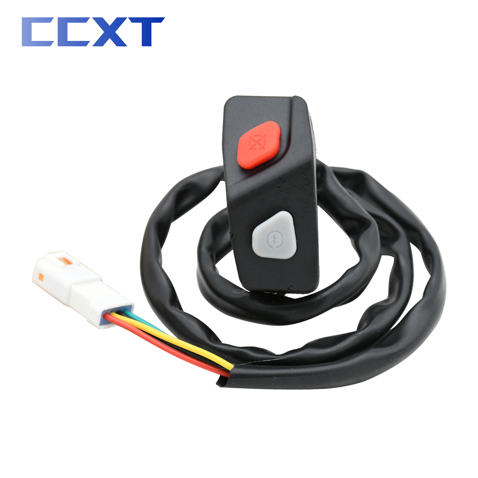 Faro de motocicleta bocina interruptor de arranque para KTM EXC XC XCW EXCF SX SXF 125 150 200 250 350 450 500 para Husqvarna TE FE TX FX: Gris oscuro