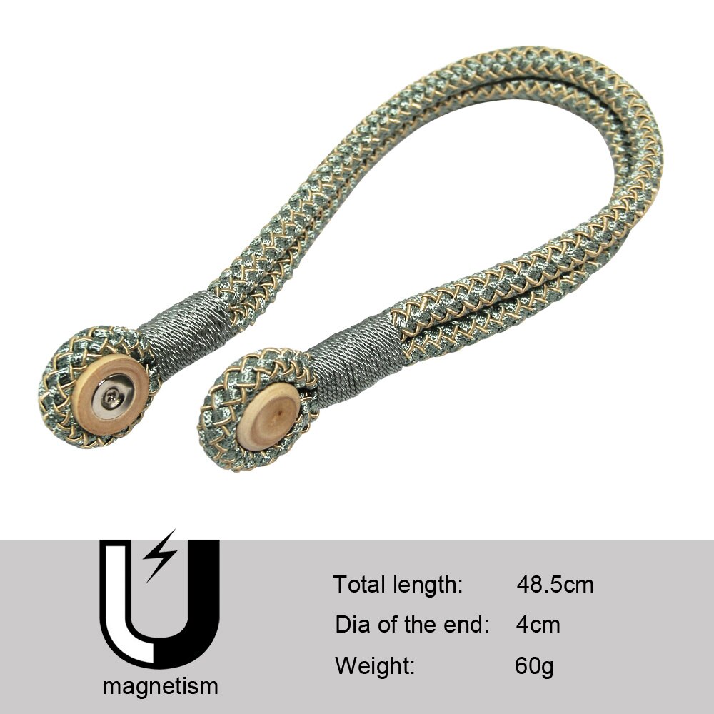 1pc magnetisk gardin holdebånd tiebacks hjem tekstil gardin tilbehør tieback holder gardin tieback