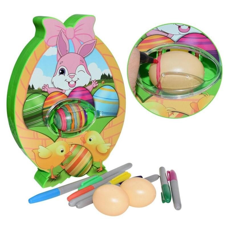 Paasei Spinner Diy Easter Egg Decorating Coloring Kit Ei Spinner Machine Met Accessoires Kinderen Spelen Speelgoed