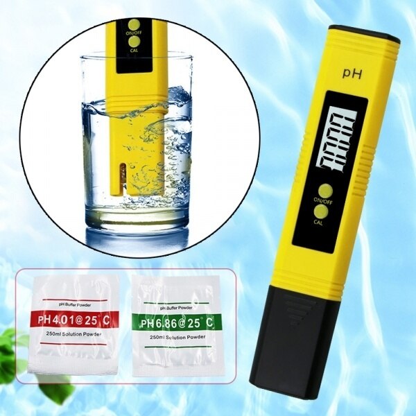 Draagbare Digitale Lcd Ph Meter Pen Van Hoge Precisie Ph Zuurgraad Meter Ph Monitoring Instrument Water Testapparatuur