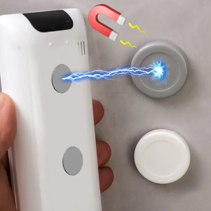 Sterke magnetiske kroker, magnetholder mot tap, oppbevaringskroker for fjernkontroll, veggmontert kjøleskapsklistremerke, krok til hjemmeorganisering