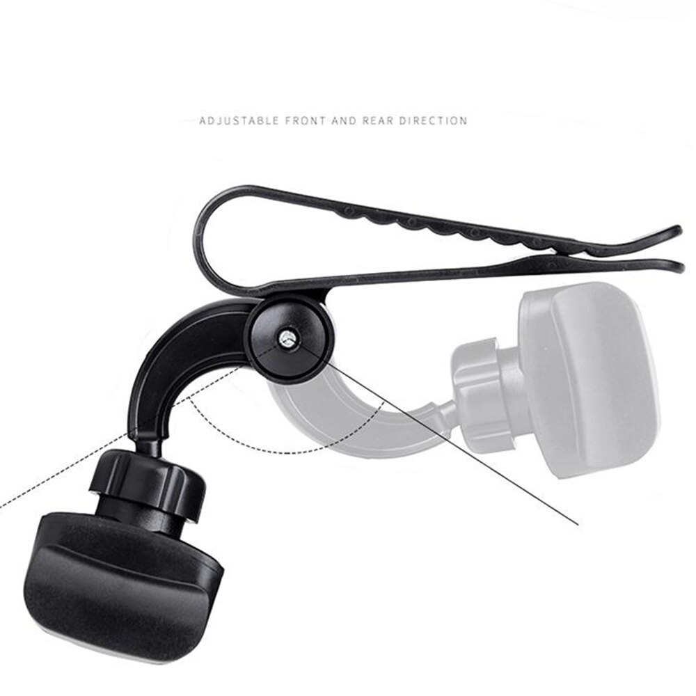 100%  merken auto achteruitkijkspiegel houder mobiele telefoon houder auto 360 graden draaibaar universeel gemaakt van abs materiaal