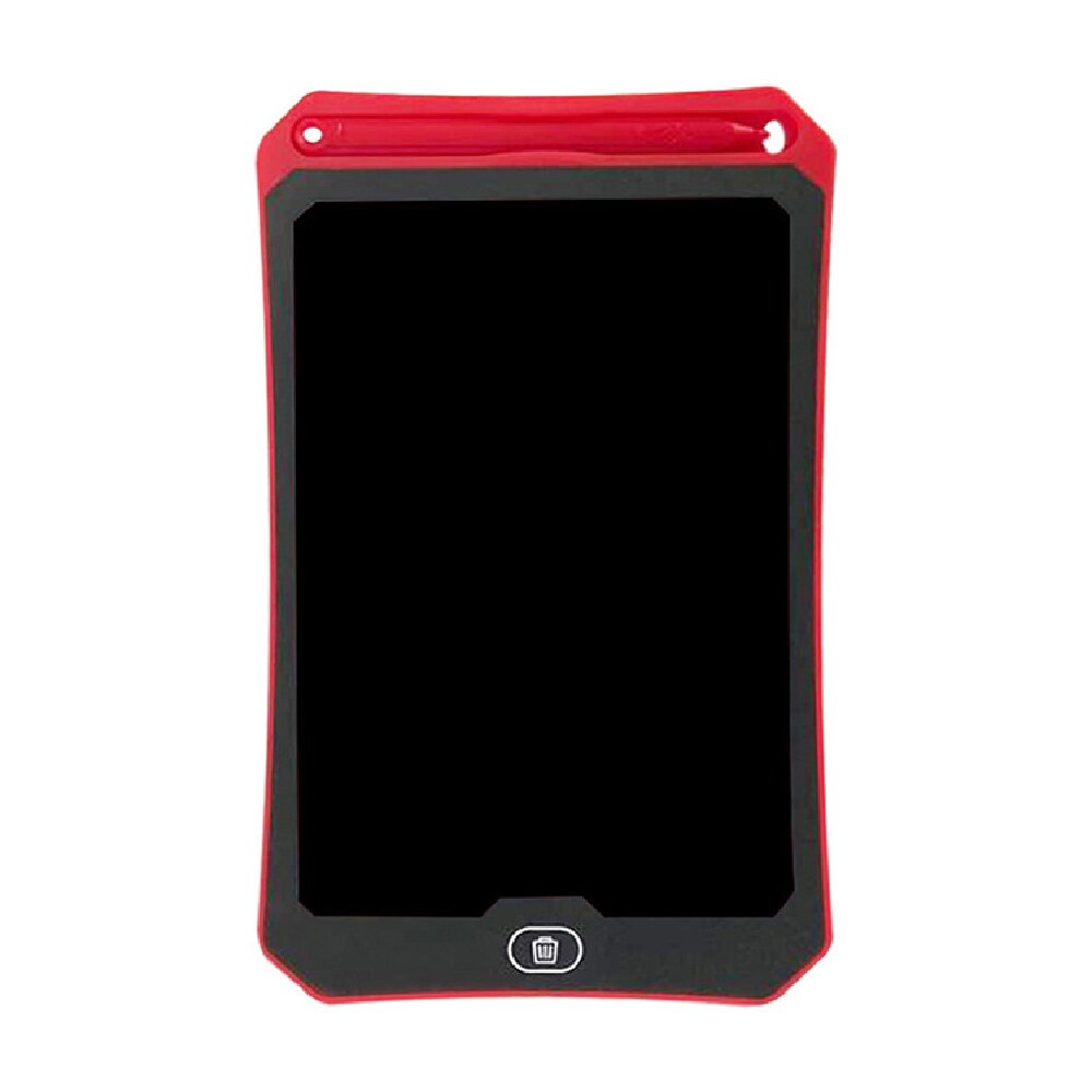 8.5 inch tekentablet, schrijftablet, lcd-grafisch bord, elektronisch dierenbord, schrijfblok voor kinderen: Rood