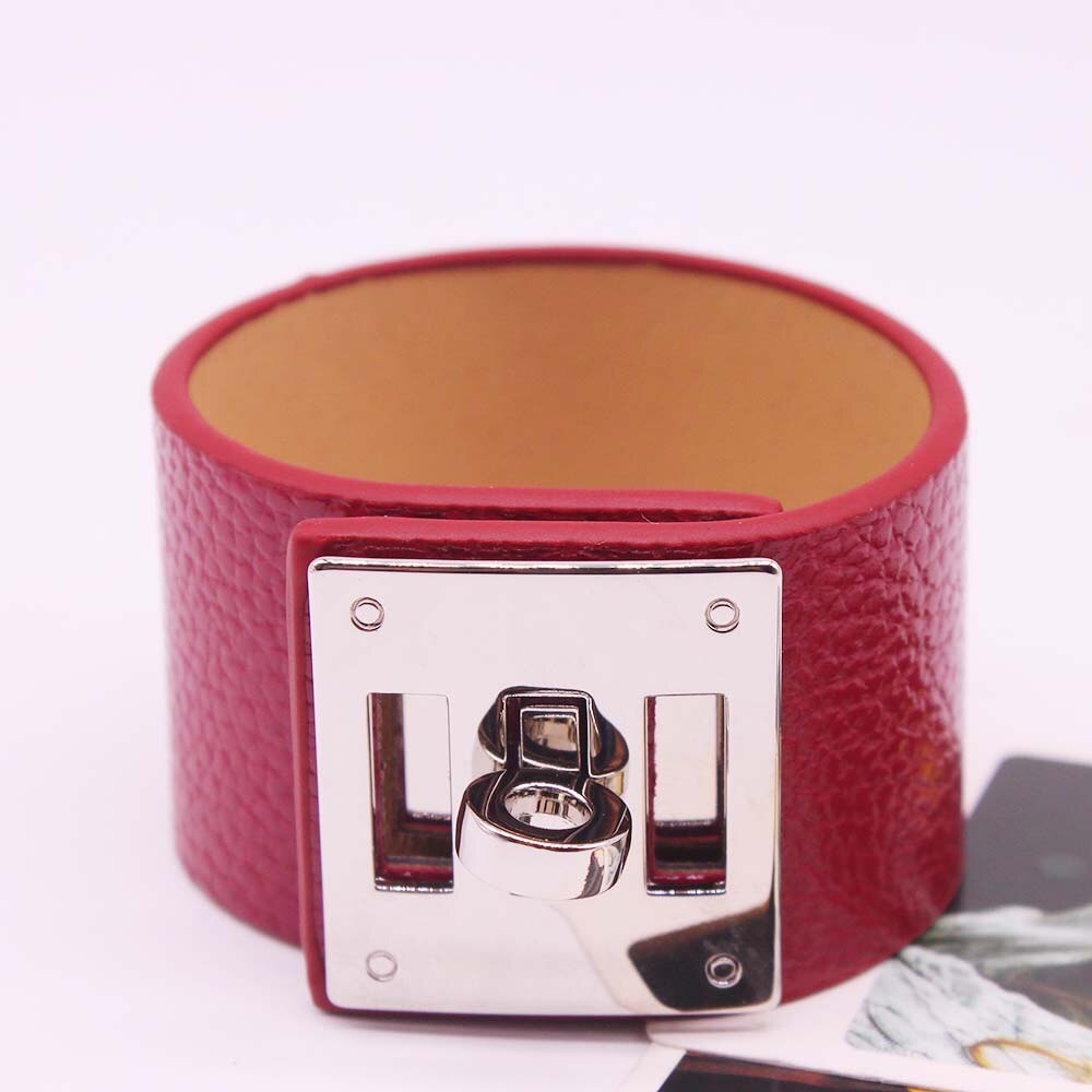 Neue Leopard drucken Armbinde Punk Leder Armbinde und Armreif Breite Runde männer Hüfte hüpfen Armbinde OL Stil: 2