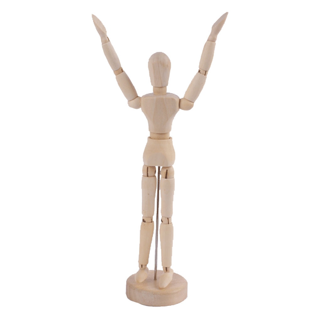Figura articulada de madera para artista, maniquí para pintar, dibujo, boceto, decoración, 1 unidad