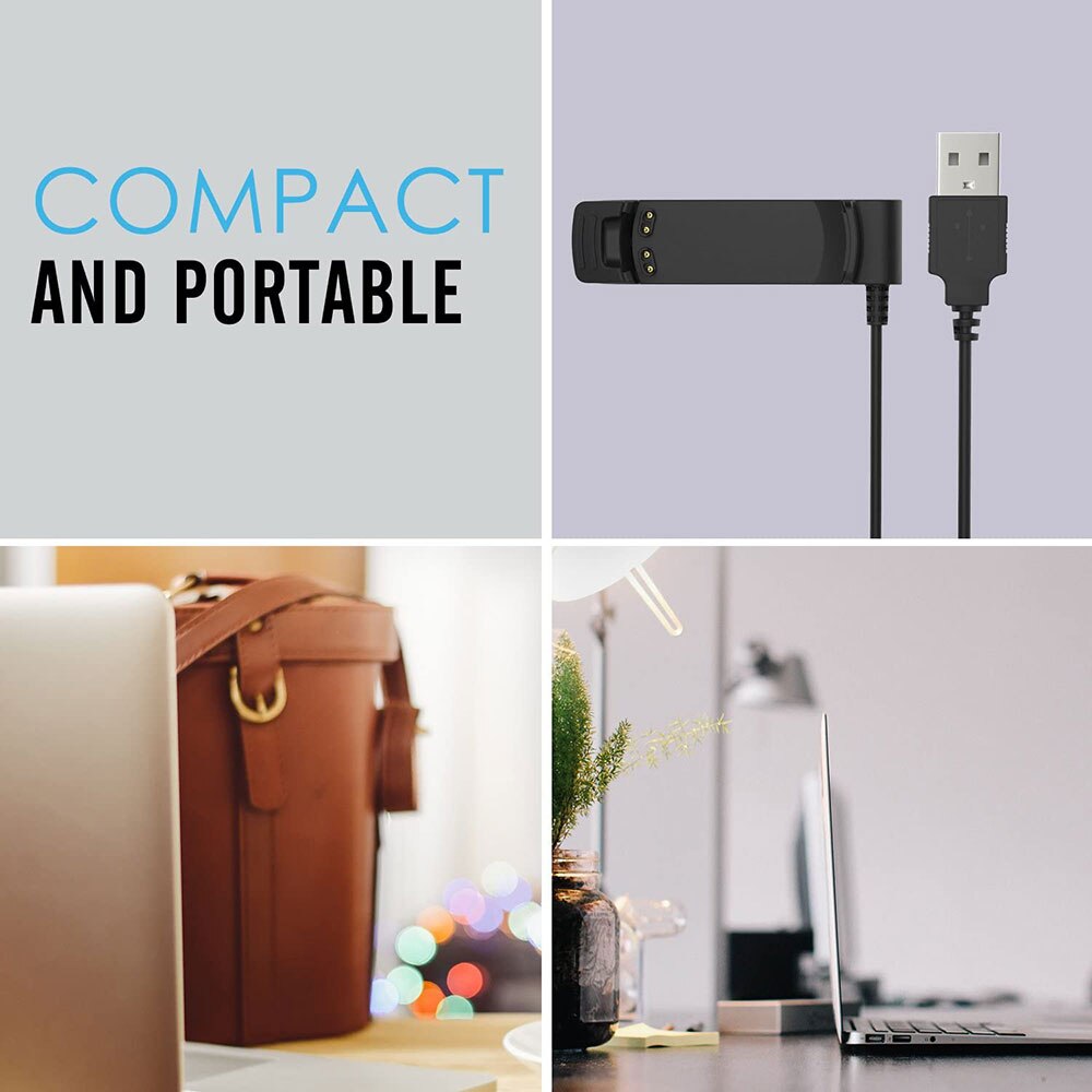 Charger Compatible with Garmin D2, Replacement USB Charger Cradle Dock Charging Cable for Garmin D2 / Fenix / Fenix2 / Quatix