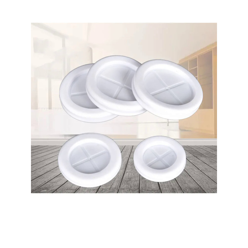 White Rubber Grommet Wiring Protector Rings Blanking Blind Plug Dust 16 20 22 25 27 30 32 35 40 42 50 60 70 80 90 13mm