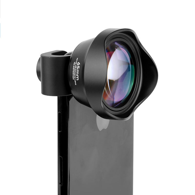 65mm teleobjektiv til iphone super makro telefon kamera linse til iphone 12 pro max samsung  s10 plus huawei sony