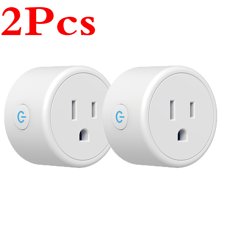 Smart Plug WiFi - Remote Control Outlet - Works with Google Home & Alexa - 10A Output - ABS+PC Fireproof