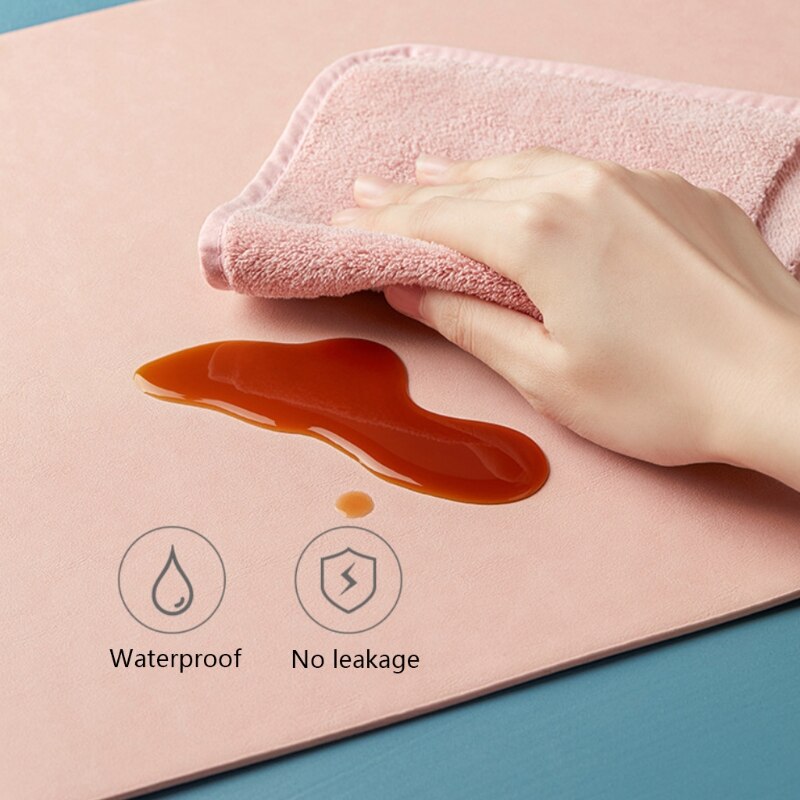 Warm Desk Pad, 3 Speeds Touch Control Warm Big Mouse Pad, Extended Edition Gaming Mouse Mat, Foot Warmer Pad