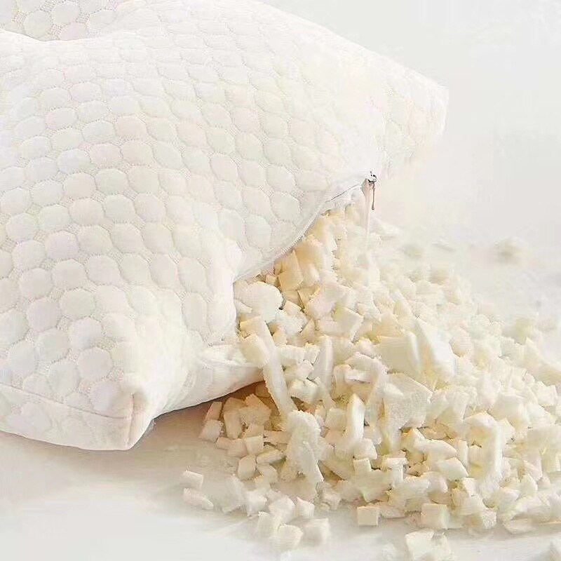 Latex Kissen Weiß Speicher Schaum Bettwäsche Kissen Orthopädische Kissen für Hals Schmerzen Schlafen 60*40 cm