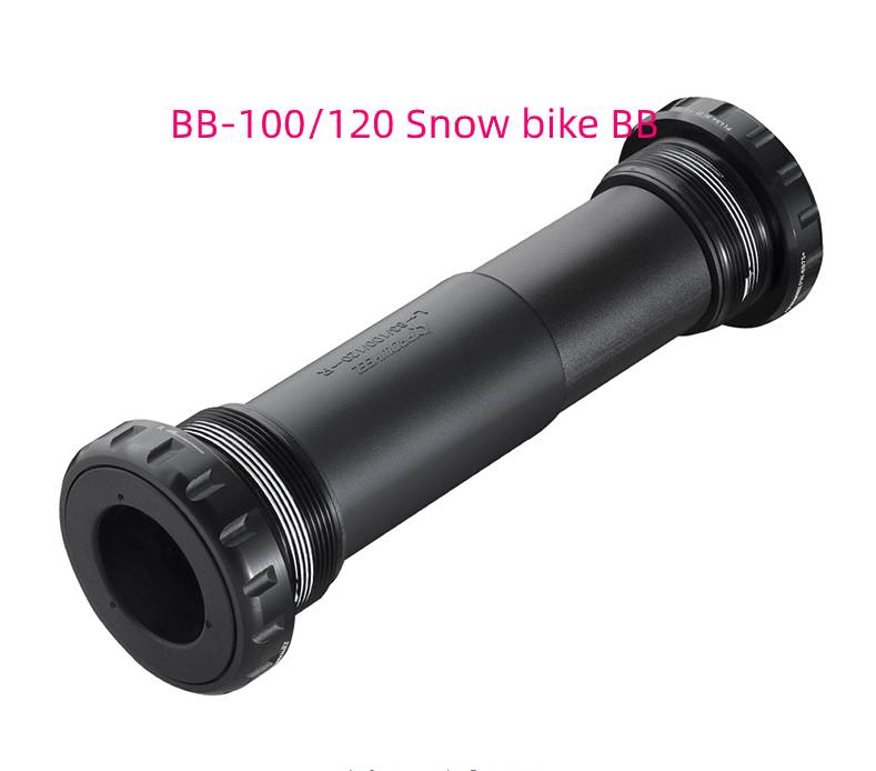 bicycle BB fat bike Original axle snow bike threaded external bearing Bottom bracket BB 100/120mm Fat Bicycle Crankset