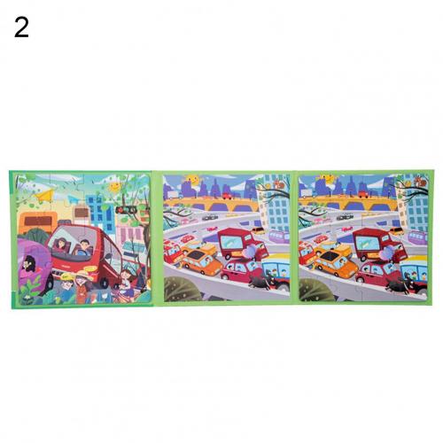 Fai da te cartone animato magnetico Puzzle bambini bambini giochi di Puzzle giocattolo educativo precoce regalo di compleanno: 02