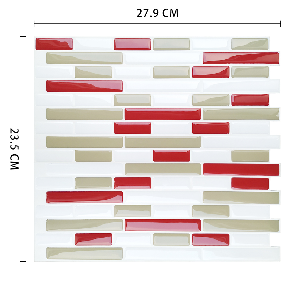 Autocollants en mosaïque vinyle | Écorce et bâton, Backsplash adhésif, bricolage, cuisine, salle de bains, maison murale, carrelage mosaïque