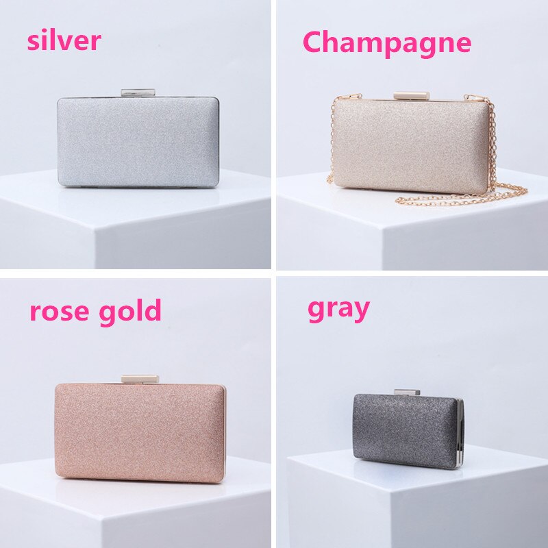 Sac de soirée bling-bling pour femme, bandoulière avec chaîne, sac à main en pu