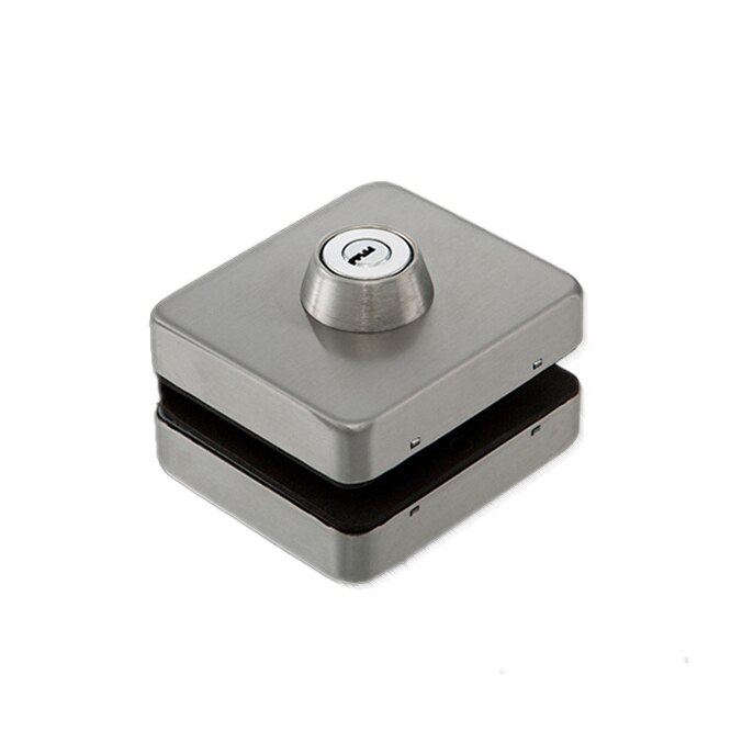 Rvs 10-12Mm Glazen Deur Lock Dubbele Kanten Open Geen Boren Gate Lock Non-Openingen Glas deurslot Veiligheidsslot