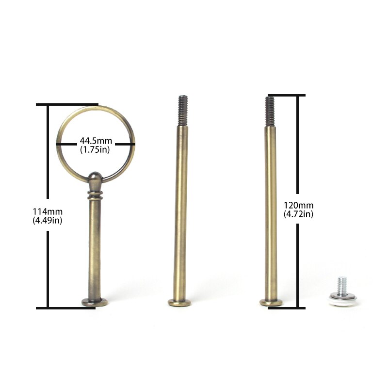 10 stuks mix kleuren rond speciale aanbieding 3- lagen gouden taartbord passend bij taartstandaard stijl: Bronzen