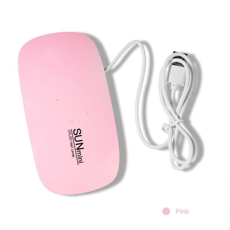 ! Lampe à ongles Portable 6W sèche-ongles Machine LED lampe UV Micro USB câble usage domestique ongles UV Gel vernis sèche ongles outils d'art