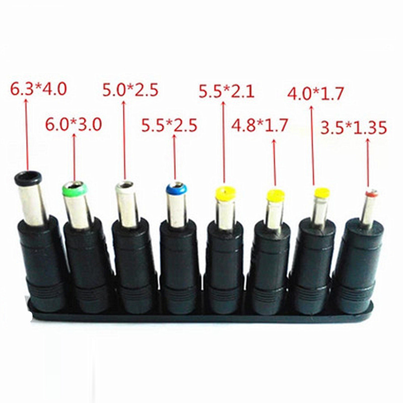 Universal 110V 220V a 12V 2A DC AC Cable de alimentación Jack Cable de carga adaptador de conector 2,5 2,1 MM para enrutador altavoz cámara: Marrón