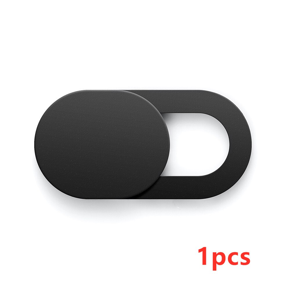 Web Cam Cover Shutter Magnet Slider Universal Antispy Camera Cover For Web Laptop iPad PC Macbook Tablet lenses Privacy Sticker: 1PCS Black