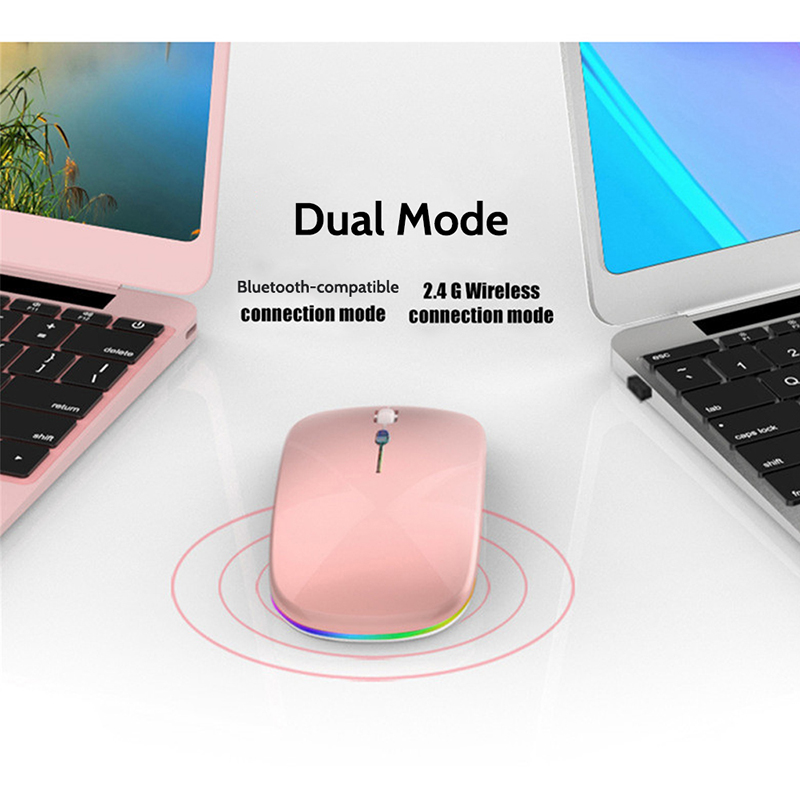 Wireless Mouse Bluetooth-Compatible Rechargeable Mouse Computer Silent Mause Ergonomic Mini Mouse USB Optical Mice For PC Laptop