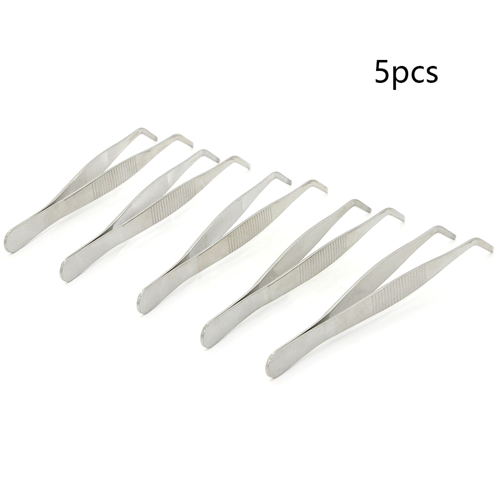 Pinzas magnéticas de acero inoxidable antiestáticas para soldadura, herramienta de pinzas electrónicas de precisión, 125/140mm