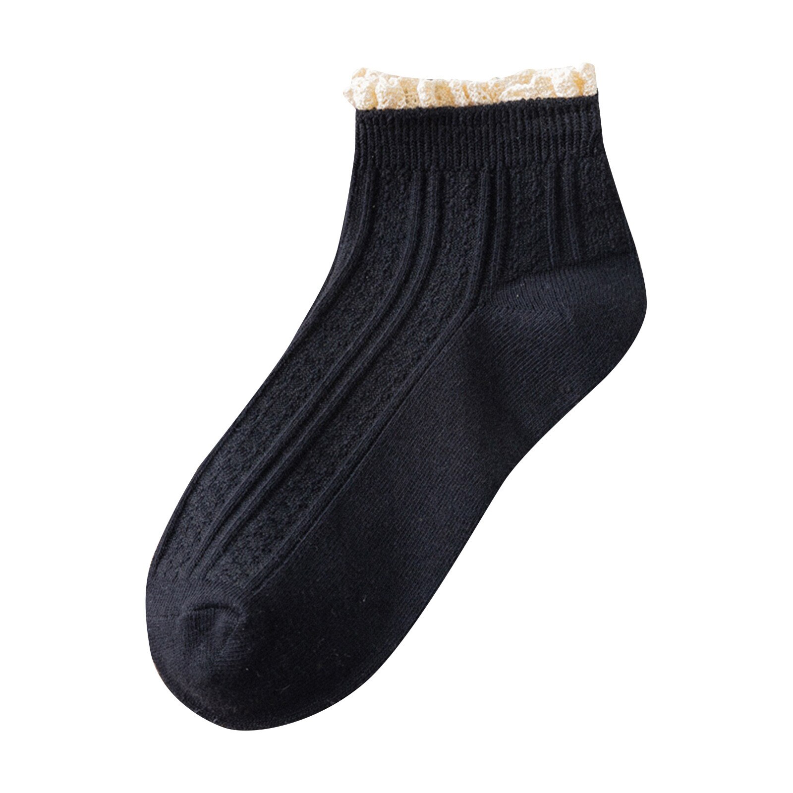 Chaussettes courtes invisibles pour femmes, motifs de dessins animés, broderie, bas de serviette, bateau, chaussettes courtes, cheville