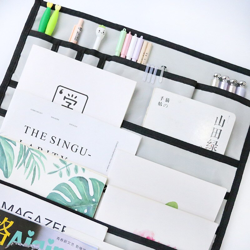 Multi-function Cloth Desk School Students Books Bags Stalls Hangers Office Supplies Desk Accessories Stationery Organizer
