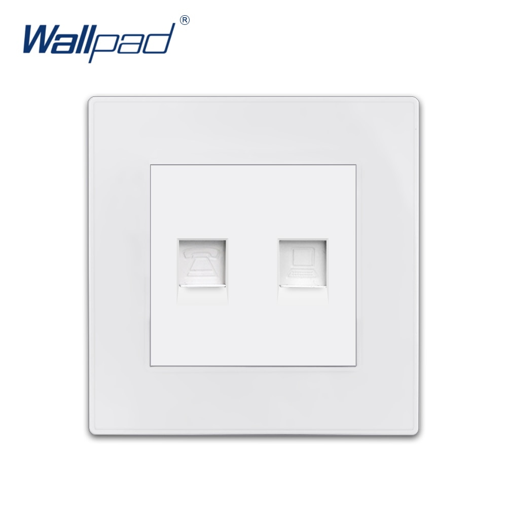 Wallpad TEL Data Socket Computer Ethernet RJ45 CAT... – Grandado