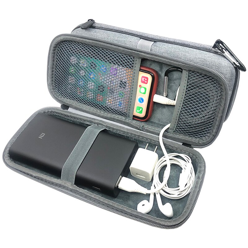 Eva Hard Travel Protect Box Opbergtas Carrying Cover Case Voor Xiaomi Power Bank 3 Pro 20000Mah Mobiele powerh Charger
