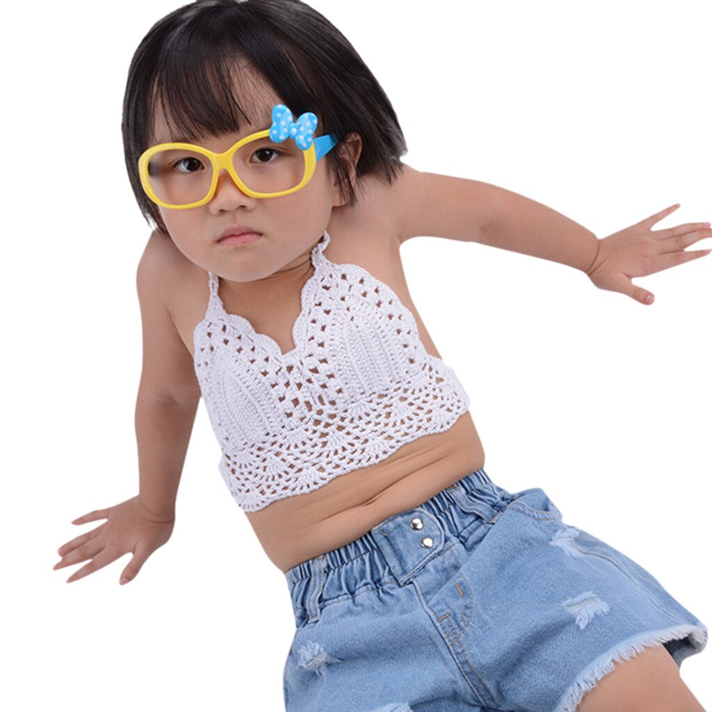 Kinderen Meisje Een Stuk Bikini Badpak Gehaakte Bandjes Bikini Badmode Outfit Top Kleding Baby Kinderen Badmode Meisjes Bikini #5.18