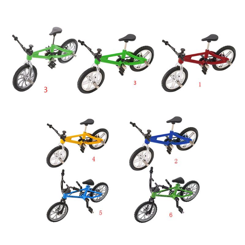 Finger legering cykel model mini mtb bmx fixie cykel drenge legetøj spil  q6pd