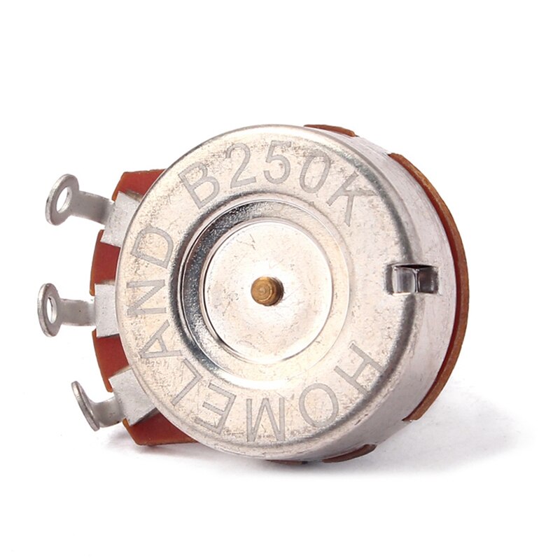 HOMELAND 2Pcs Guitar Pots B250K Big Potentiometer Electric Guitar Bass Volume 15Mm Parts