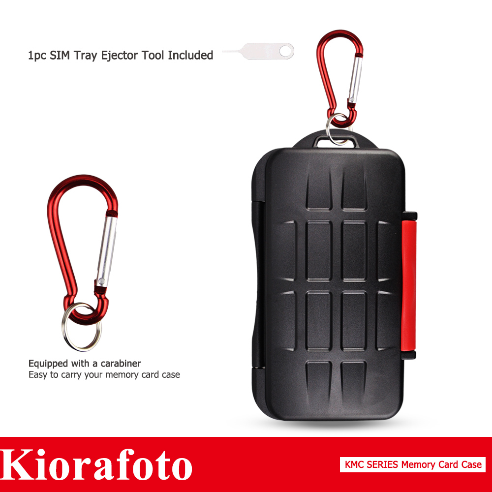 36 Slots Sd Cf Msd Memory Card Case Houder Protector Wallet Voor 6 Cf + 12 Sd Sdhc Sdxc + 18 Tf Micro Sd Kaarten Opslag Met Karabijnhaak