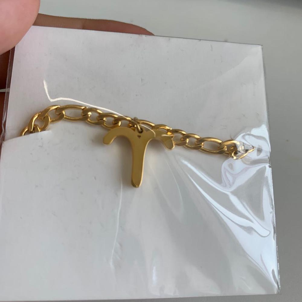 Sternzeichen Knöchel für Frauen Gold Sternzeichen Edelstahl Fußkettchen Armbinde Frauen Boho Schmuck Horoskop Sternzeichen Fußkettchen BFF