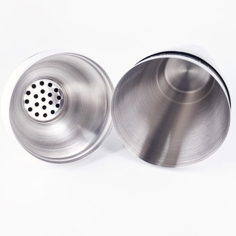 700Ml Stainless Steel Cocktail Shaker Measuring Bar Drink Mixer 400ml Glass Bartender Strainer Drink Mixer Set