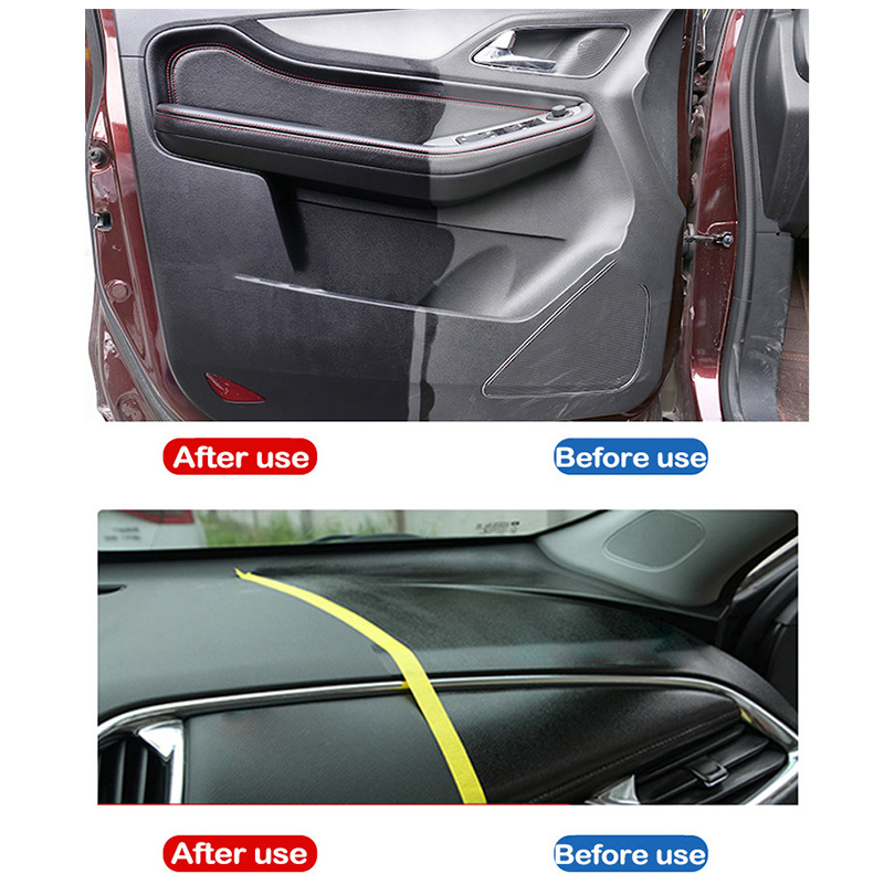 Restaurador de plástico para coche, productos de limpieza de cuero de plástico, restauración de pulido automático, renovador de revestimiento de reparación, espalda a negro brillante