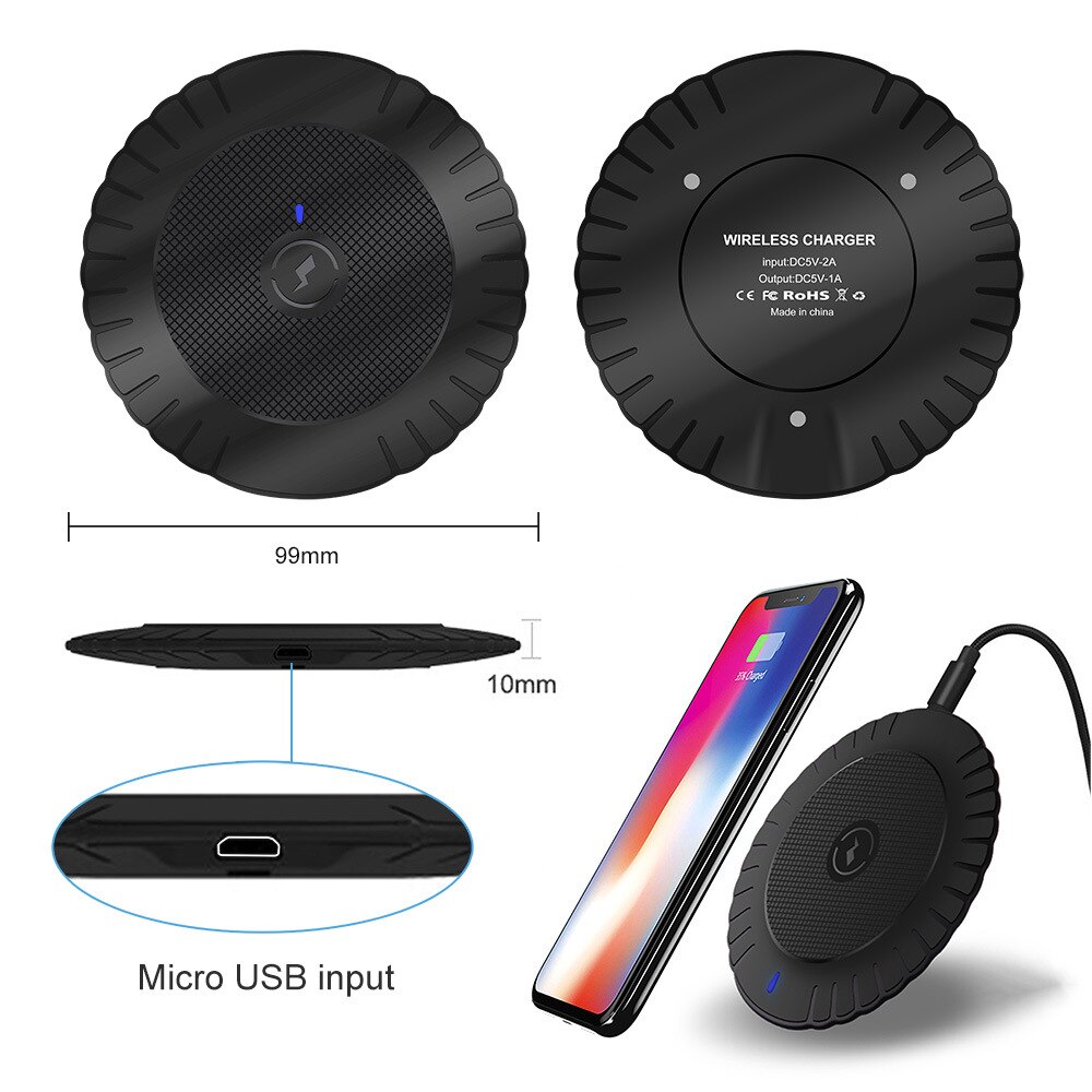 10w snelle qi draadloze opladers voor samsung galaxy note  s10 s9/s9+ s8 , 9 usb snellaadpads voor iphone 11 pro xs max xr  x 8 plus