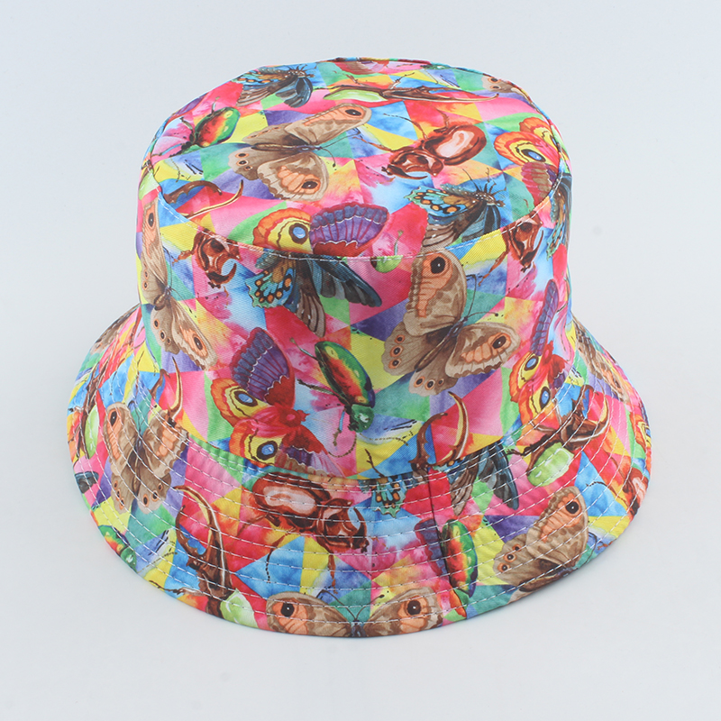 Sombrero de pescador con forma de mariposa para hombre y mujer, gorra de pescador Reversible, protección solar, playa, pesca, Bob