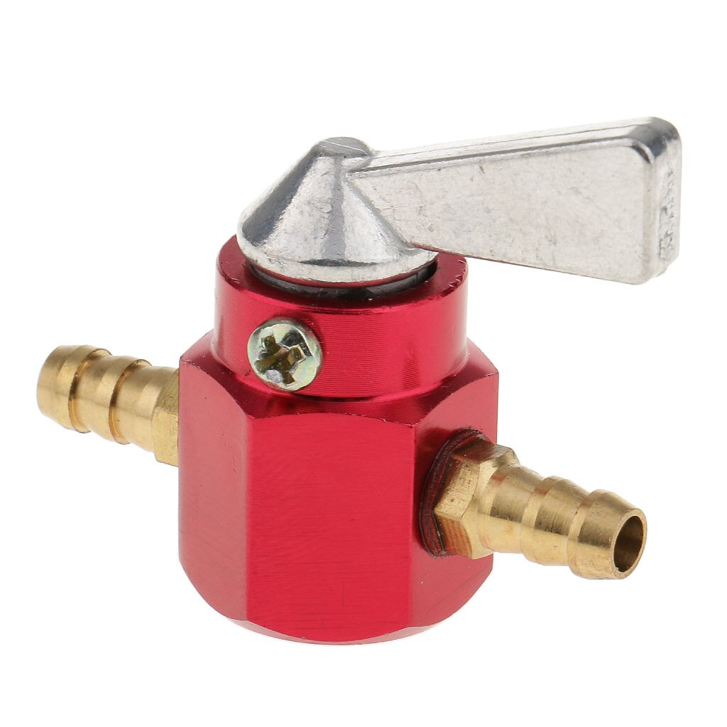 6mm 1/4'' Inline Fuel Gas Oil Shut Off Valve Switch for Motorcycles: Default Title
